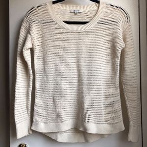 NWOT Madewell (XS) Crochet Knit Pullover Sweater